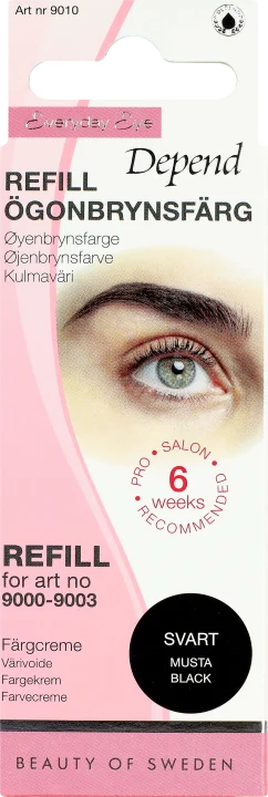 Depend Refill Ögonbrynsfärg Svart Depend