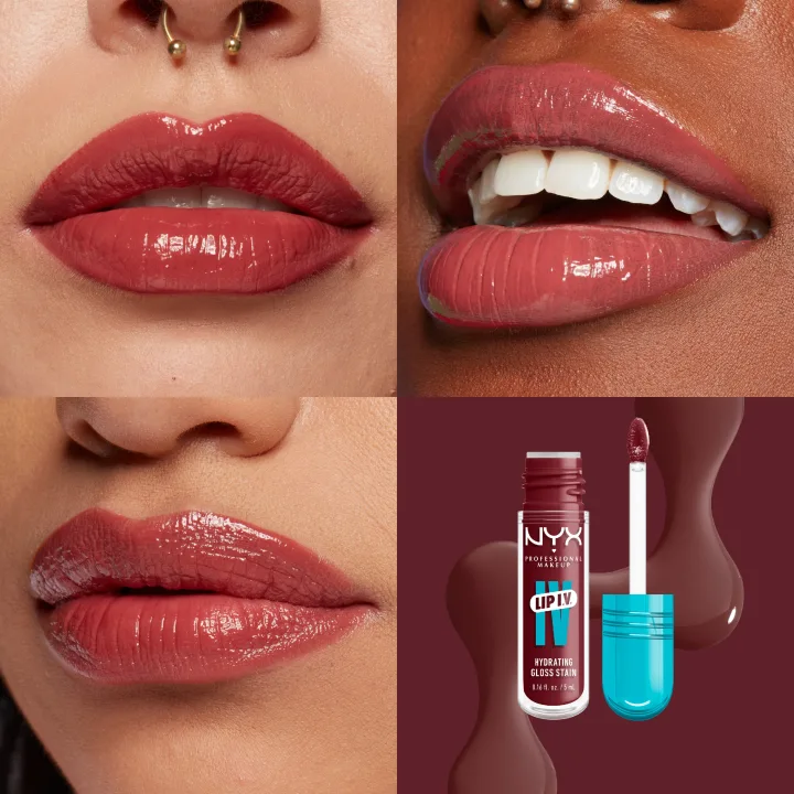 NYX Professional Makeup Lip I.V. Lip Gloss 5 ml 08 Girl Nyxdoor NYX Professional Makeup