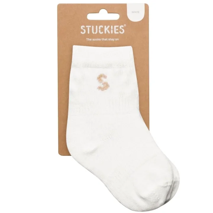 STUCKIES Strumpor i bomull White 1-pack 10/15 STUCKIES