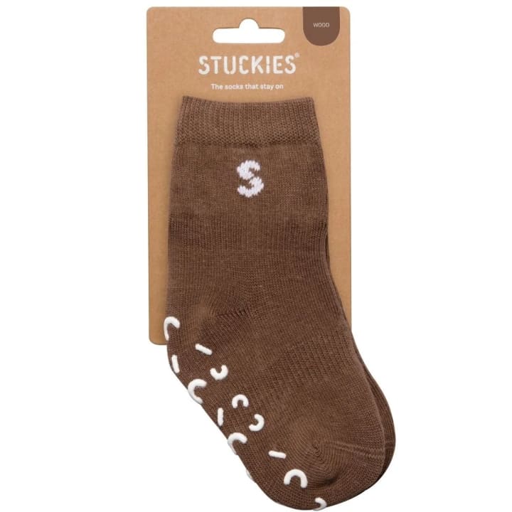 STUCKIES Strumpor i bomull Wood 1-pack 19/21 STUCKIES