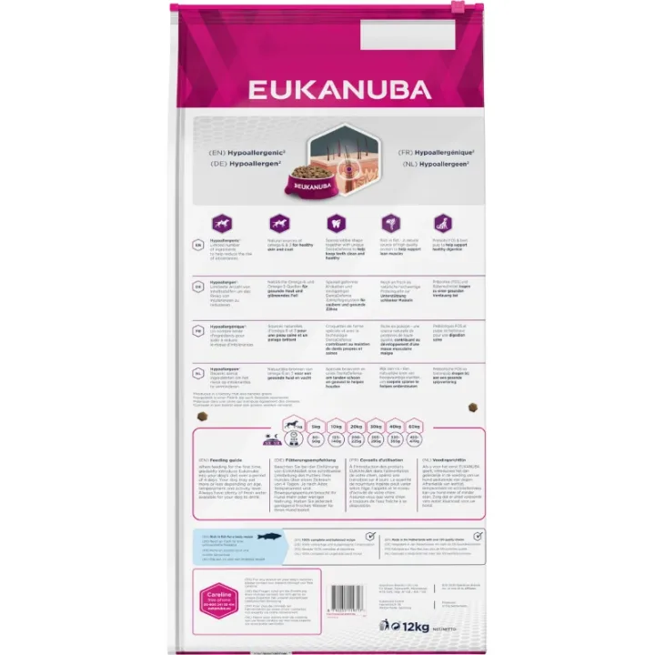 Eukanuba Dog Daily Care Sensitive Skin 12 kg eukanuba