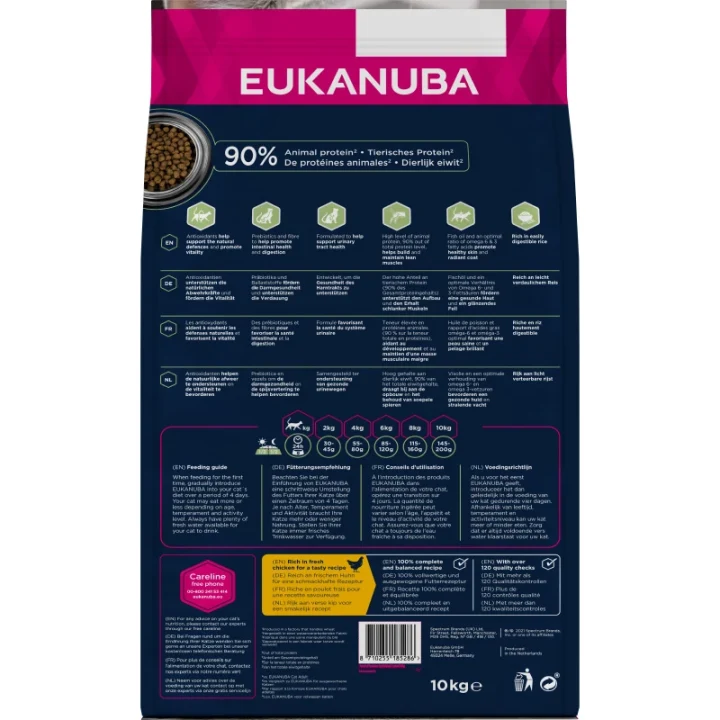 Eukanuba Cat Hairball Control 10 kg eukanuba