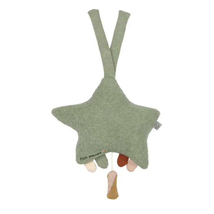 LÄSSIG Knitted Musical Star Green LÄSSIG