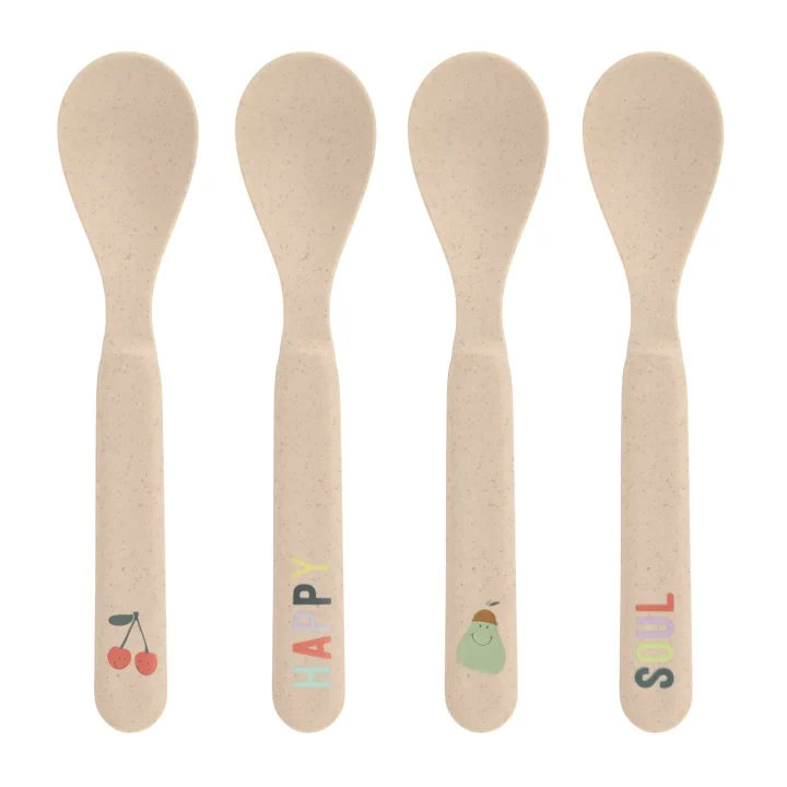 LÄSSIG Spoon Set Children Happy Fruits  Cherry LÄSSIG