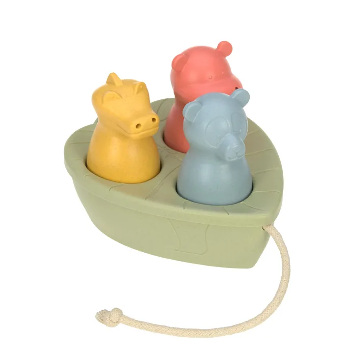 LÄSSIG Boat Toy Set Water Friends Olive LÄSSIG