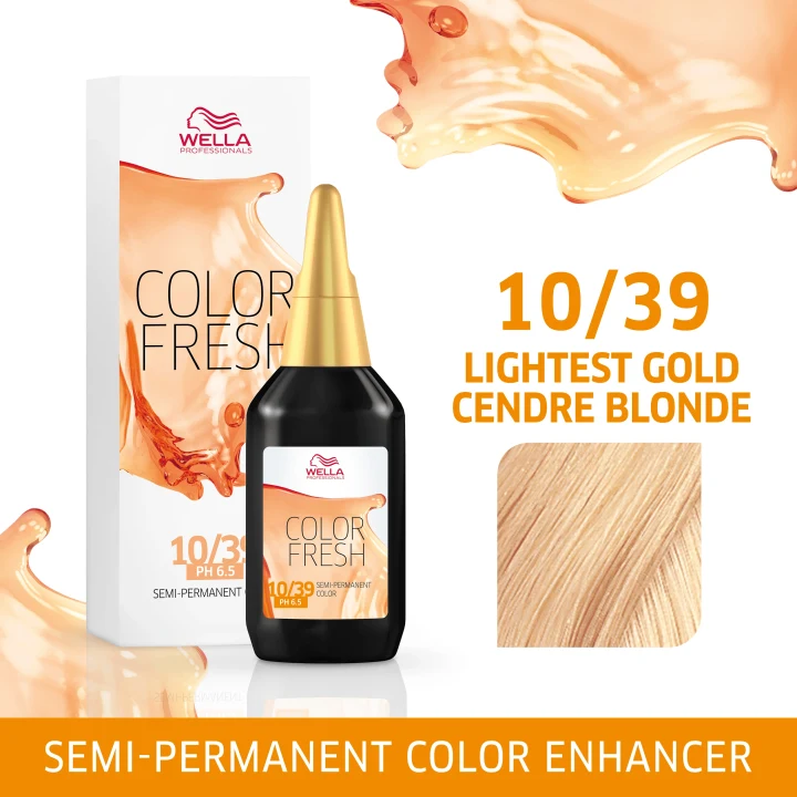 Wella Professionals Color Fresh 75 ml 10/39 Lightest Gold Cendre Blonde Wella