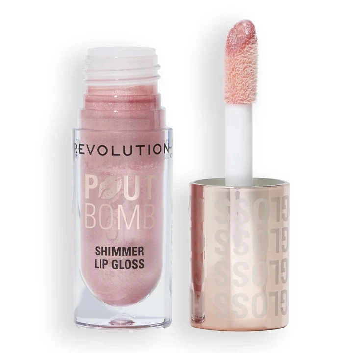 Revolution Pout Bomb Shimmer Gloss 4,5ml Shine Pink Revolution