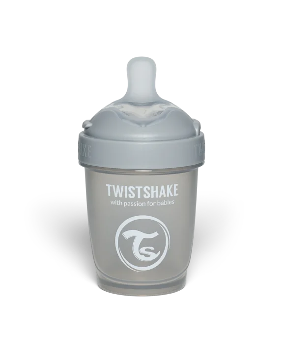 Twistshake Nappflaska Anti-kolik Pro Double 180 ml  Grå Twistshake