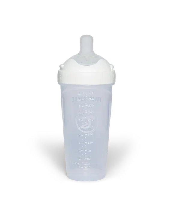 Twistshake Nappflaska Anti-kolik Pro Double 330 ml Vit Twistshake
