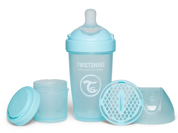 Twistshake Nappflaska Anti-kolik Pro Double 260 ml  Blå Twistshake