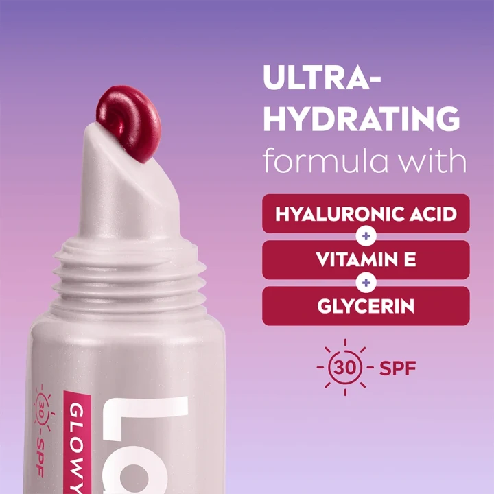 Labello Glowy Lips Berry Tinted SPF30 10 ml Labello