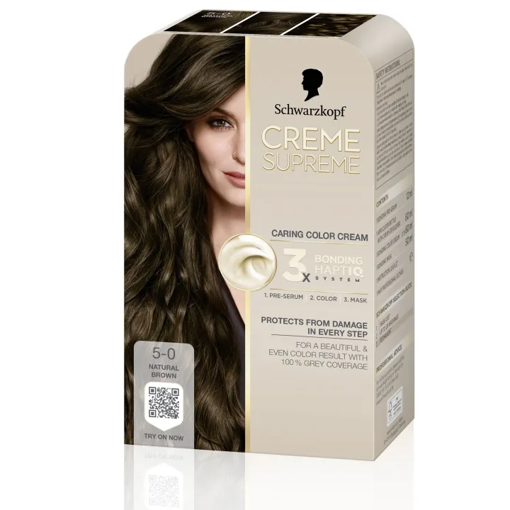 Schwarzkopf Creme Supreme 5-0 Natural Brown Schwarzkopf