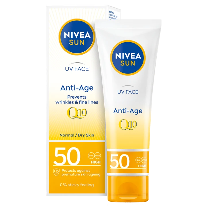 Nivea Sun UV Face Anti Age Q10 Cream SPF 50 50 ml Nivea