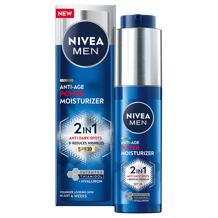 Nivea Men Luminous Anti-Age Power 2in1 Moisturiser SPF30 50 ml Nivea