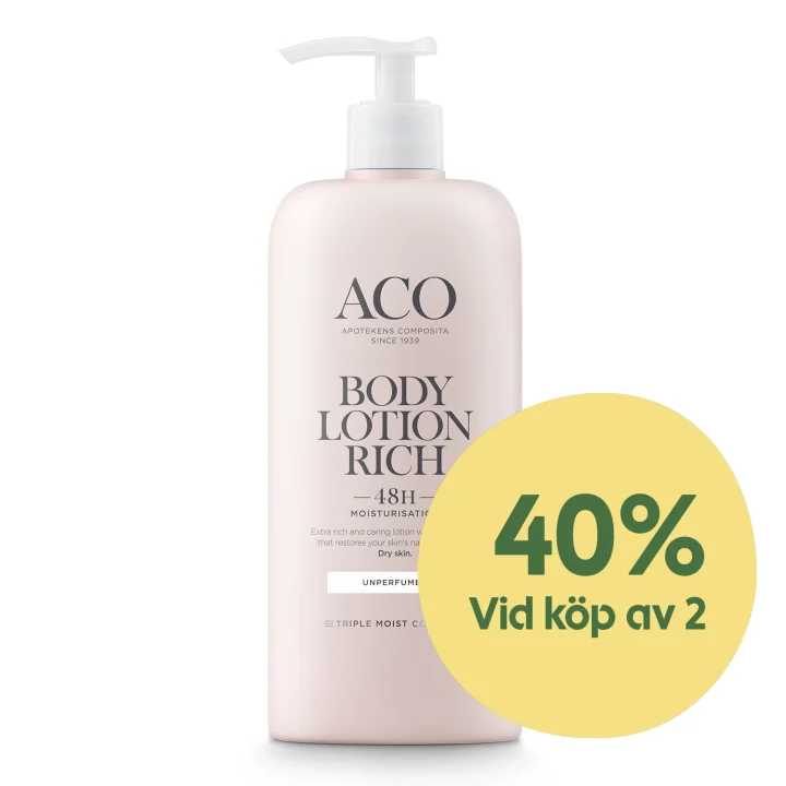 ACO Body Lotion Rich oparfymerad 400 ml ACO
