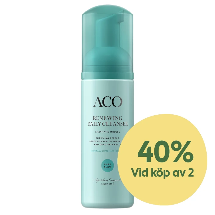ACO Face Pure Glow Renewing Daily Cleanser Parfymerad 150 ml ACO