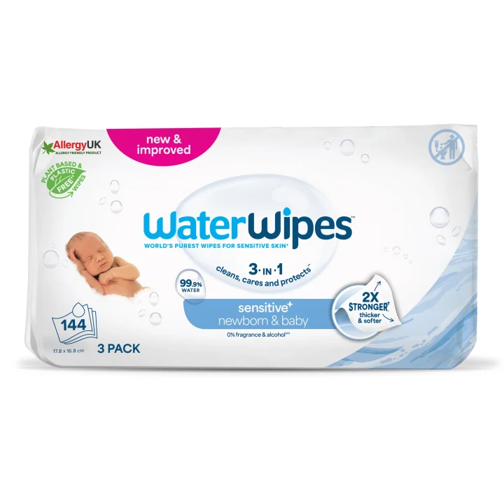 WaterWipes Baby Wipes Multi Pack 3x48 st WaterWipes