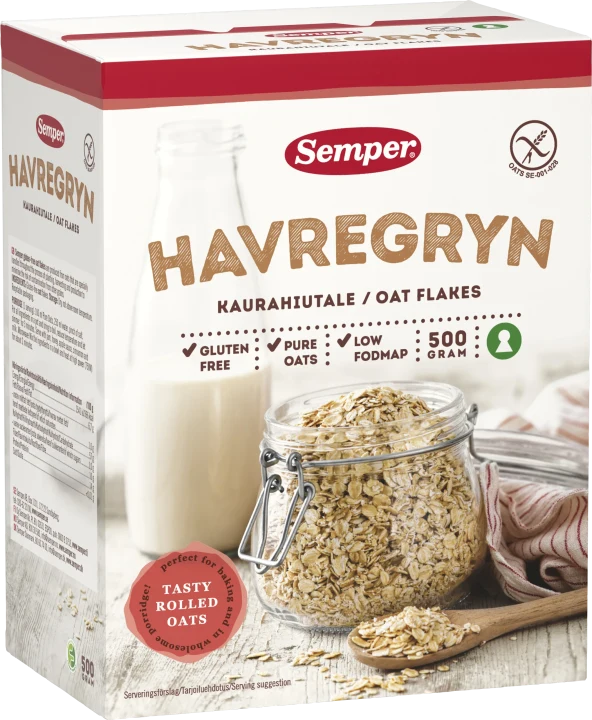 Semper glutenfria Havregryn 500 g Semper