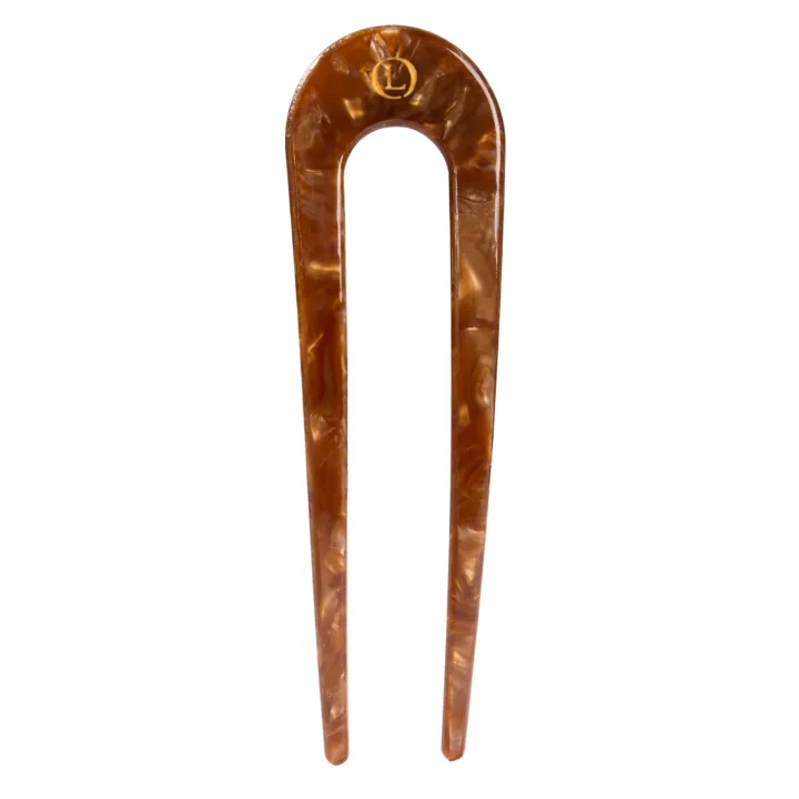 Lenoites Eco-friendly French Hair Pin  Cocoa Brown Lenoites