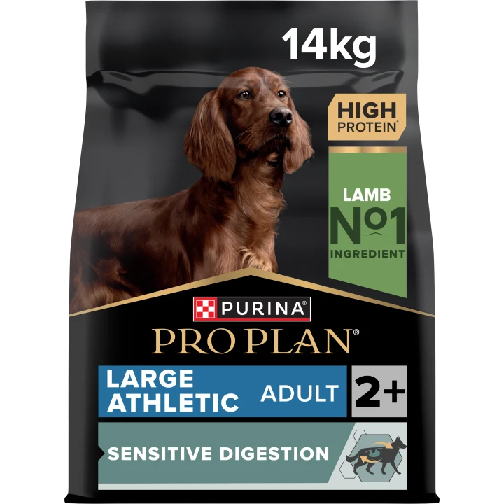 PURINA PRO PLAN Large Athletic Adult Sensitive Digestion Lamm Torrfoder Hund 14kg Purina Pro Plan