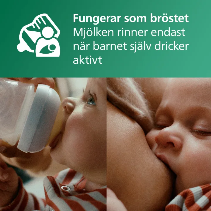 Philips Avent Natural Response Nappflaska Glas 120 ml Philips Avent