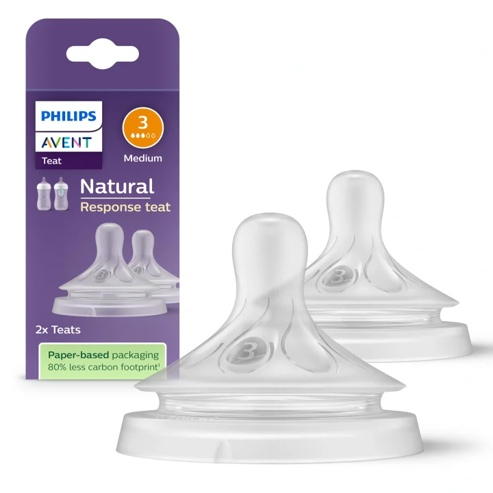 Philips Avent Natural Response Dinapp flöde 3 2-pack Philips Avent