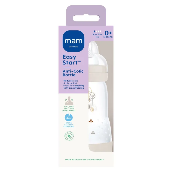 MAM Anti Colic Nappflaska Neutral 260ml Mam