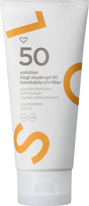 Hjärtats Sollotion SPF 50 100 ml Hjärtats