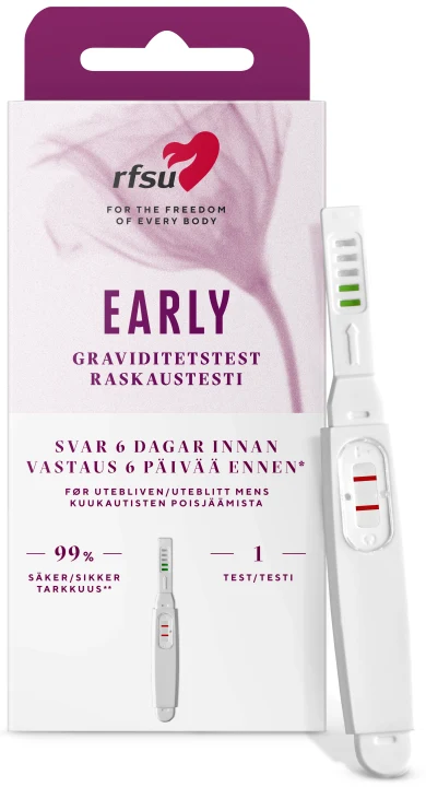 RFSU Early Tidigt Graviditestest  1-pack Rfsu