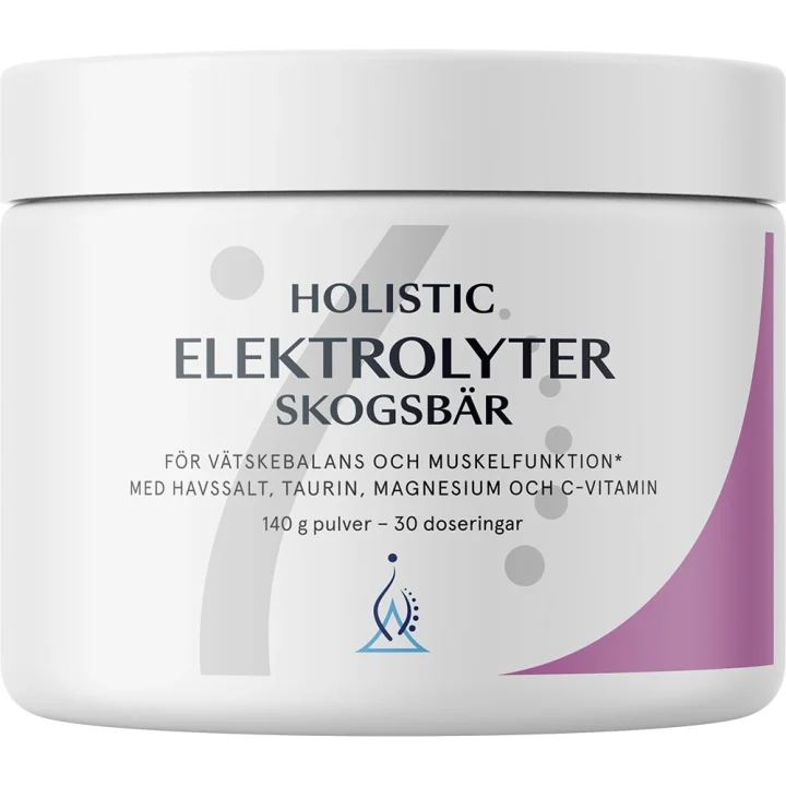 Holistic Elektrolyter Skogsbär 140 g Holistic