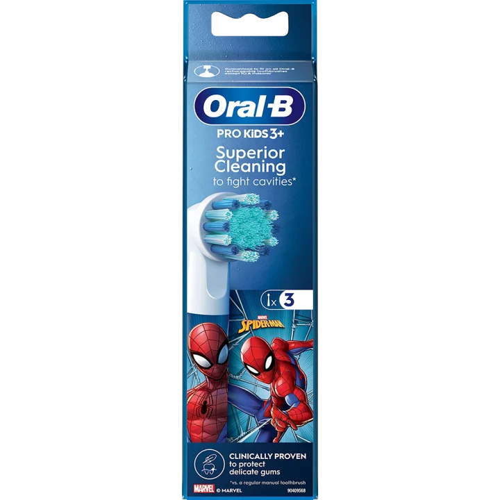 Oral-B Pro Kids Borsthuvuden Spiderman 3 st Oral-B