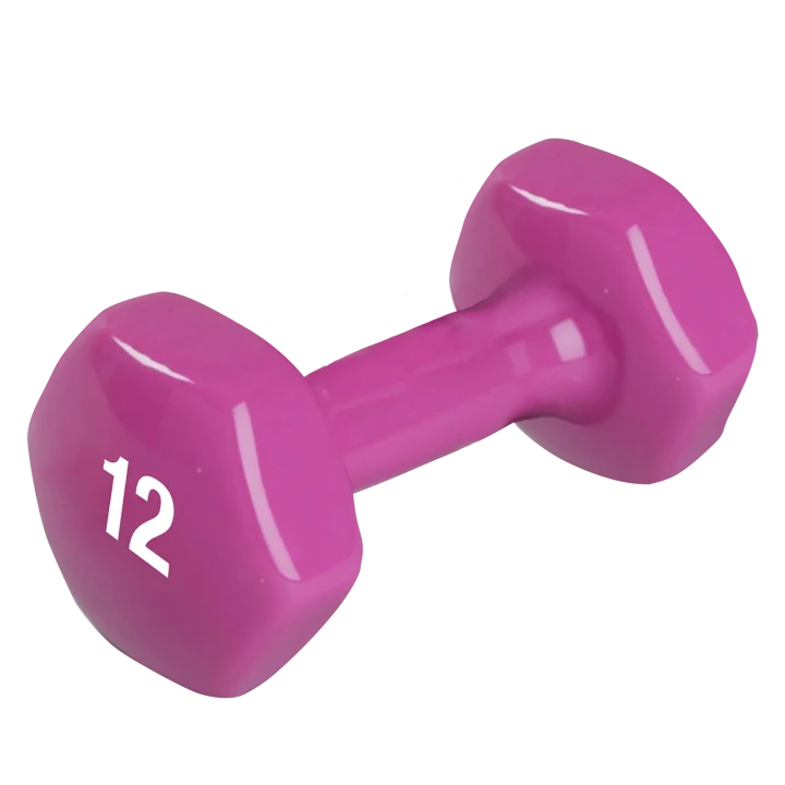 Spri Dumbbell Vinyl 5,5 kg Single Spri