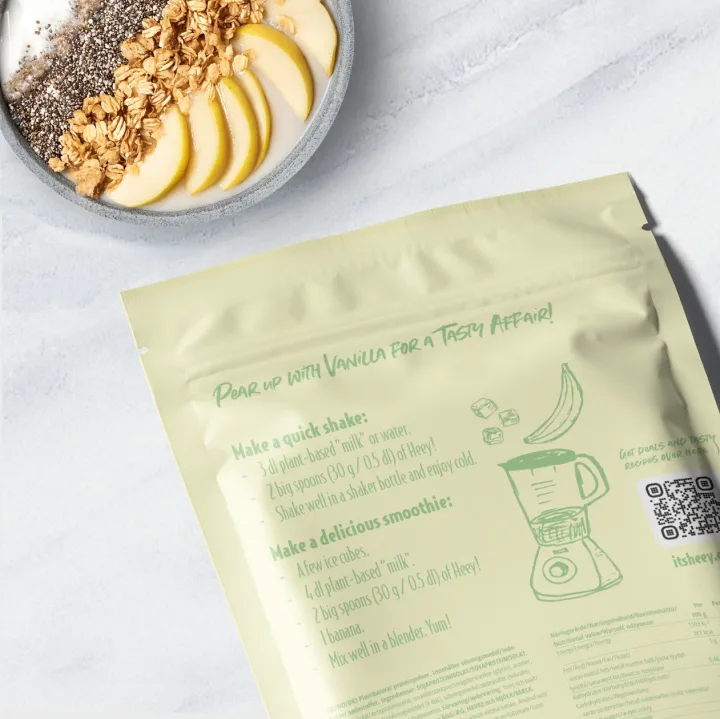 Heey! Veganskt Protein Päron Vanilj 500 g Heey!