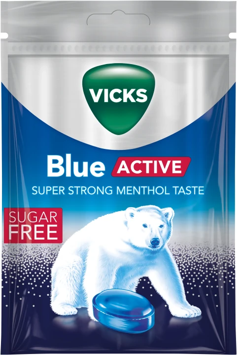 Vicks Blue ExtraStrong Sugar Free 72gx20 Vicks