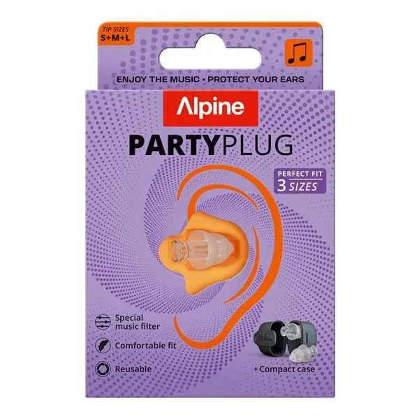 Alpine PartyPlug Earplugs 1 par Alpine
