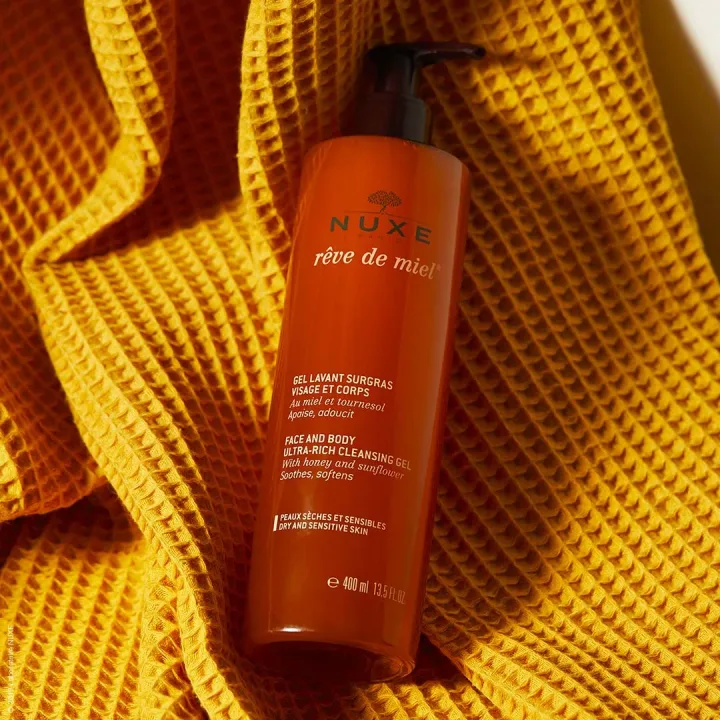 NUXE Rêve De Miel Face and Body Ultra-rich Cleansing Gel 400 ml Nuxe