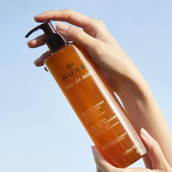 NUXE Rêve De Miel Face and Body Ultra-rich Cleansing Gel 400 ml Nuxe