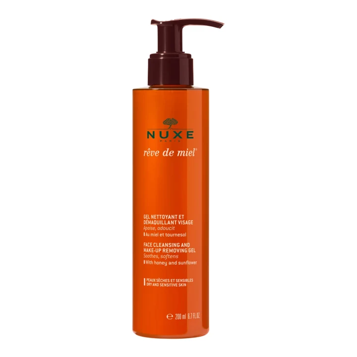 NUXE Rêve De Miel Face Cleansing and Make-up Removing Gel 200 ml Nuxe
