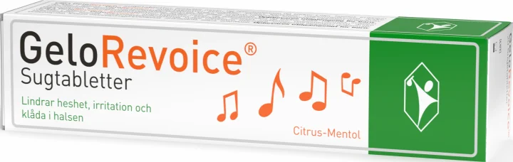 GeloRevoice halstablett 20 st Citrus-Mentol Gelorevoice