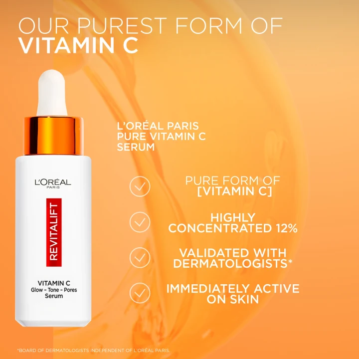 L'Oréal Paris Revitalift Clinical 12% Pure Vitamin C Serum 30 ml LOreal Paris