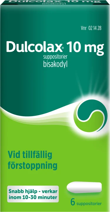 Dulcolax suppositorium 10 mg 6 st Dulcolax