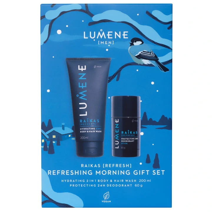 Lumene Men Refreshing Morning Gift Set 2025 Lumene