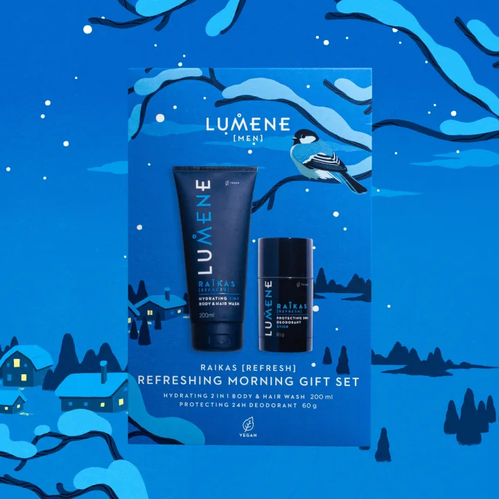 Lumene Men Refreshing Morning Gift Set 2025 Lumene