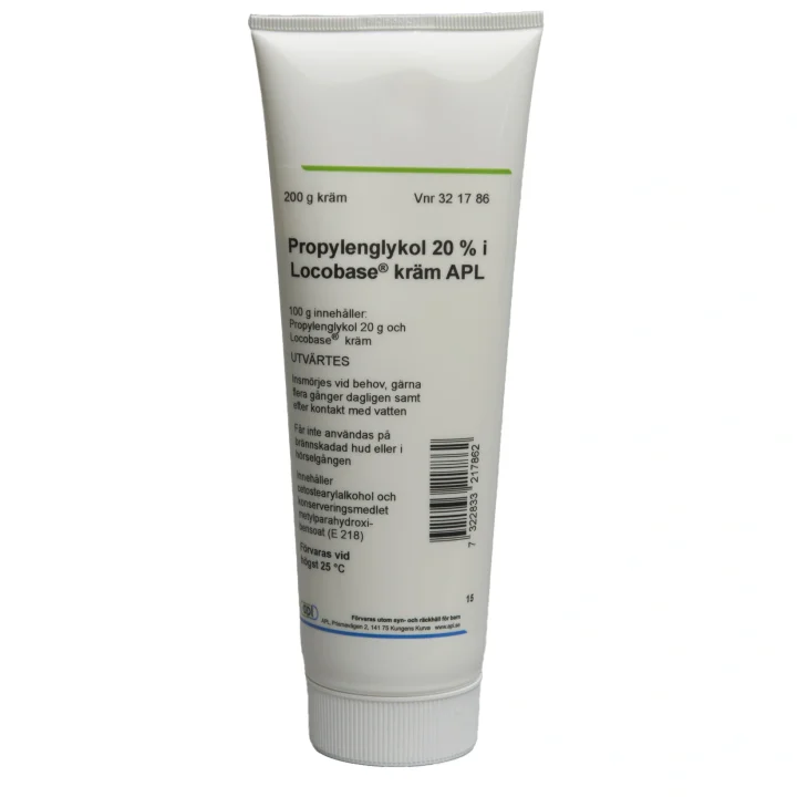 Propylenglykol 20% i Locobase® Kräm APL 200 g Apl