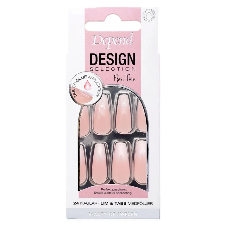 Depend Design Selection 24 st French Ombre Coffin Depend