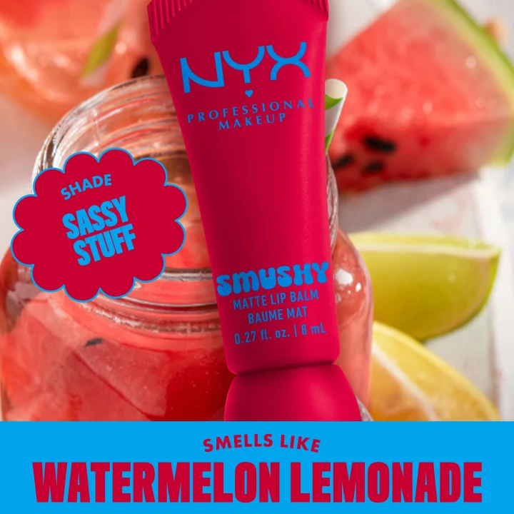 NYX Professional Makeup Smushy Matte Läppbalsam 8 ml 10 Sassy Stuff NYX Professional Makeup