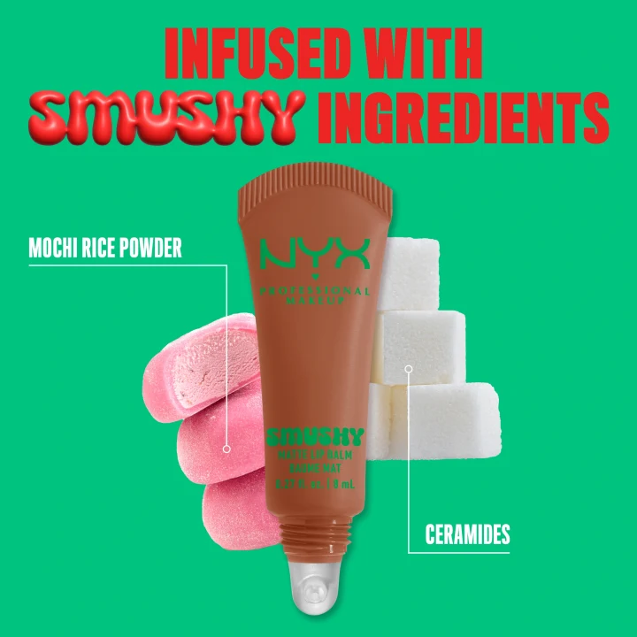 NYX Professional Makeup Smushy Matte Läppbalsam 8 ml 6 Soft Smile NYX Professional Makeup