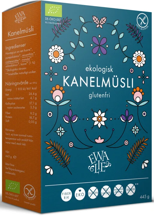 Ewalie Glutenfri Müslimix 445 gram Ewalie