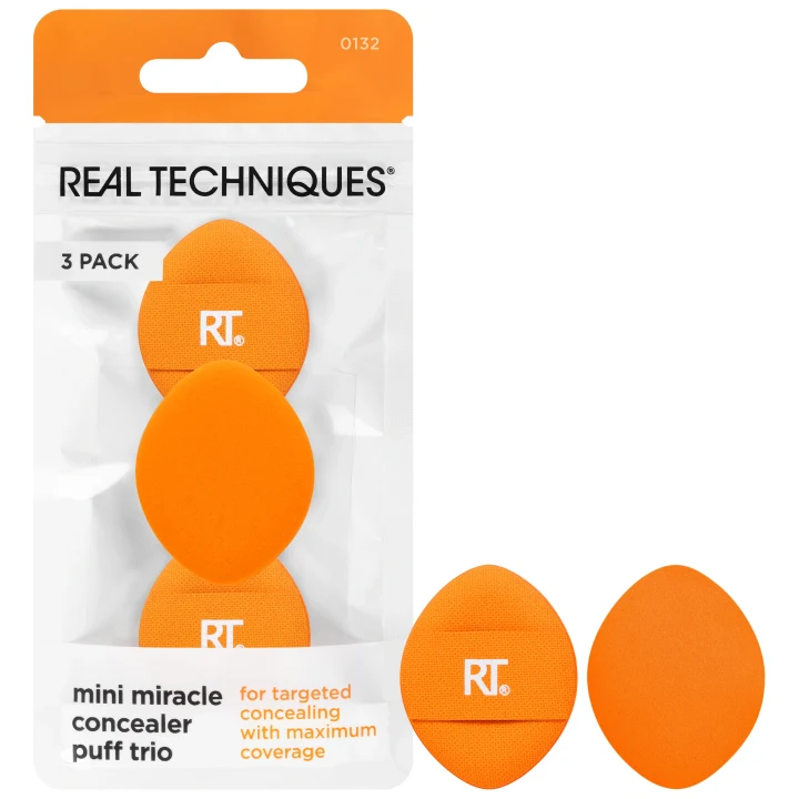 Real Techniques Mini Miracle Concealer Puff Trio Real Techniques