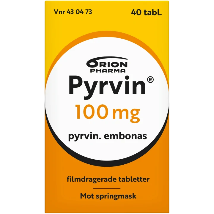Pyrvin 100 mg, 40 tabletter Pyrvin